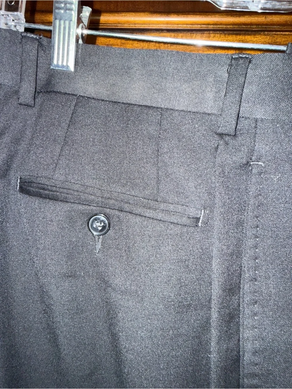 Calvin Klein Men’s Black Wool Suit